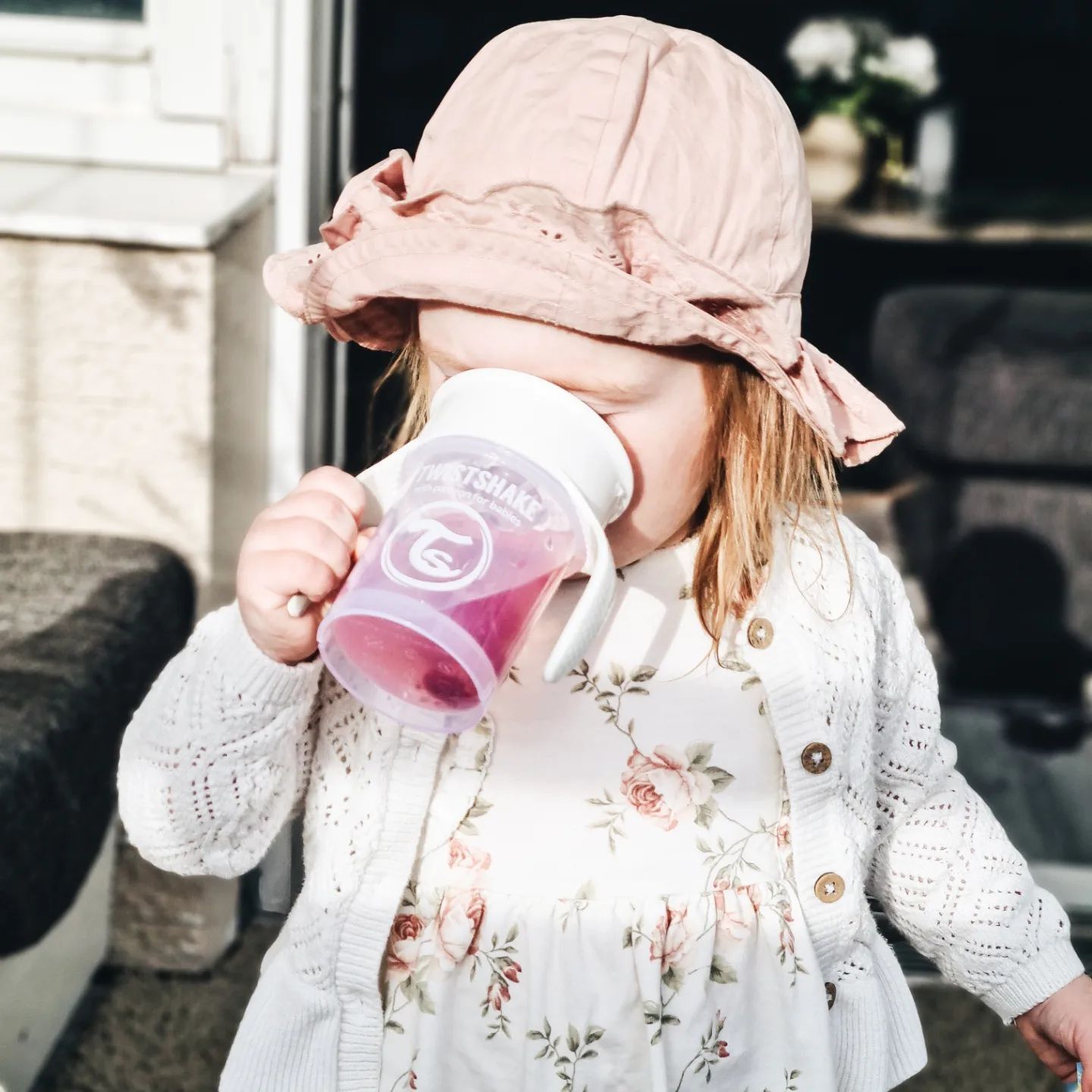 Twistshake Spillfri 360-mugg Vit