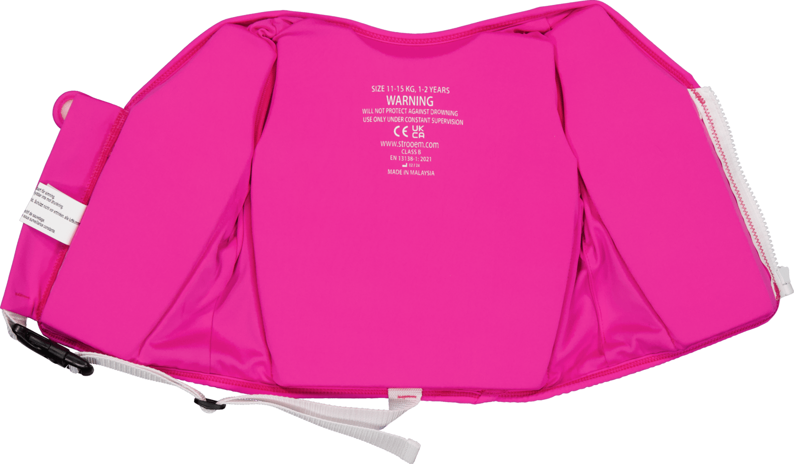 Strooem Original Swim Vest Orange/Pink 1-2 år 11-15 kg