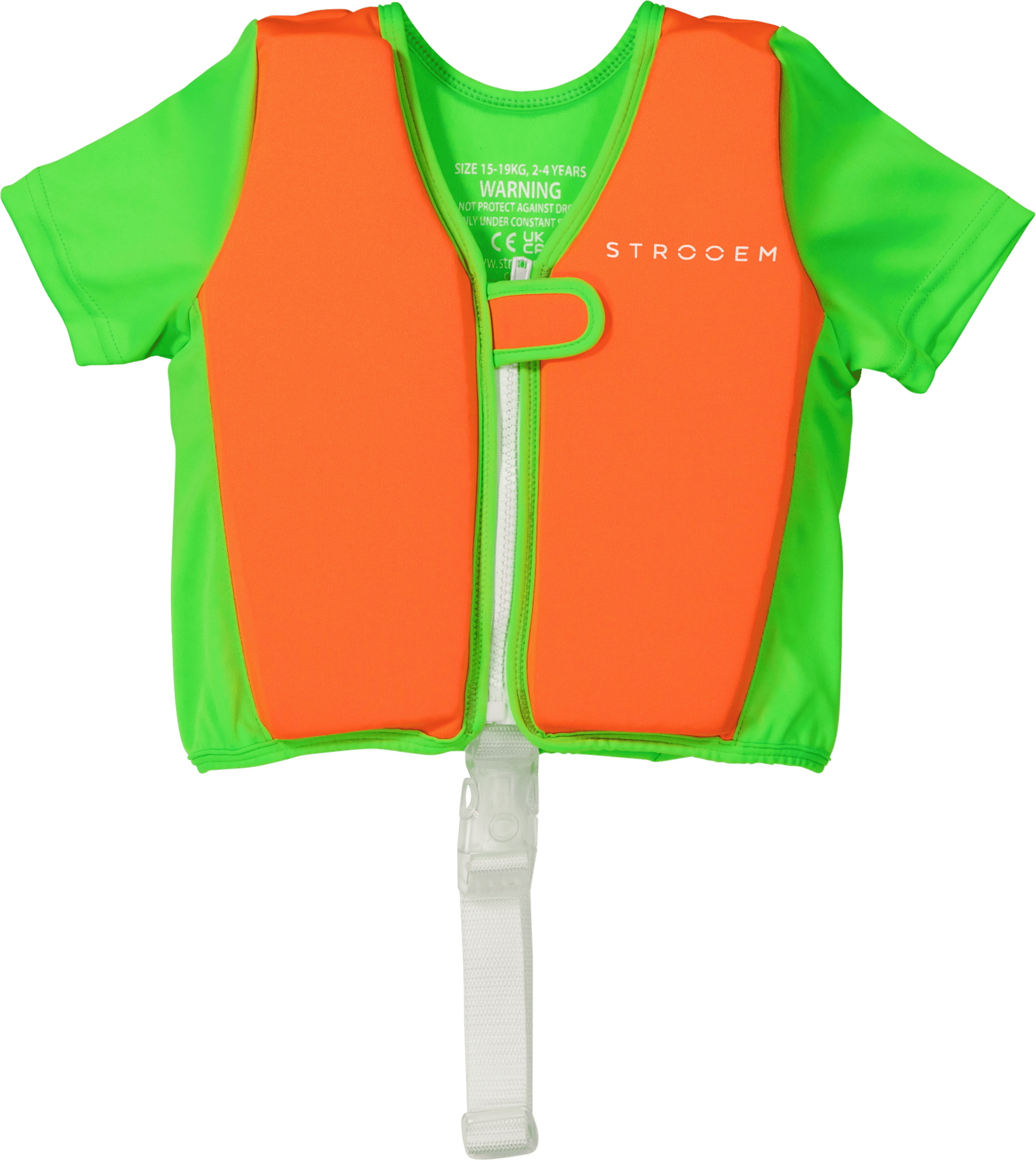 Strooem Original Swim Vest Orange/Lime 2-4 år 15-19 kg