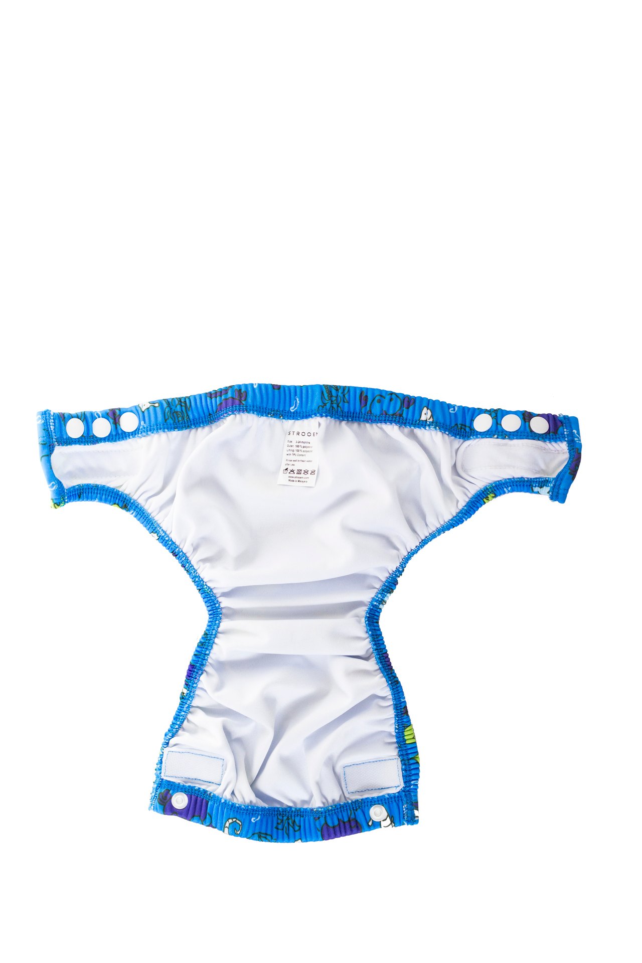 Strooem Nappy Racer Blue Summer One Size 3-24 månader