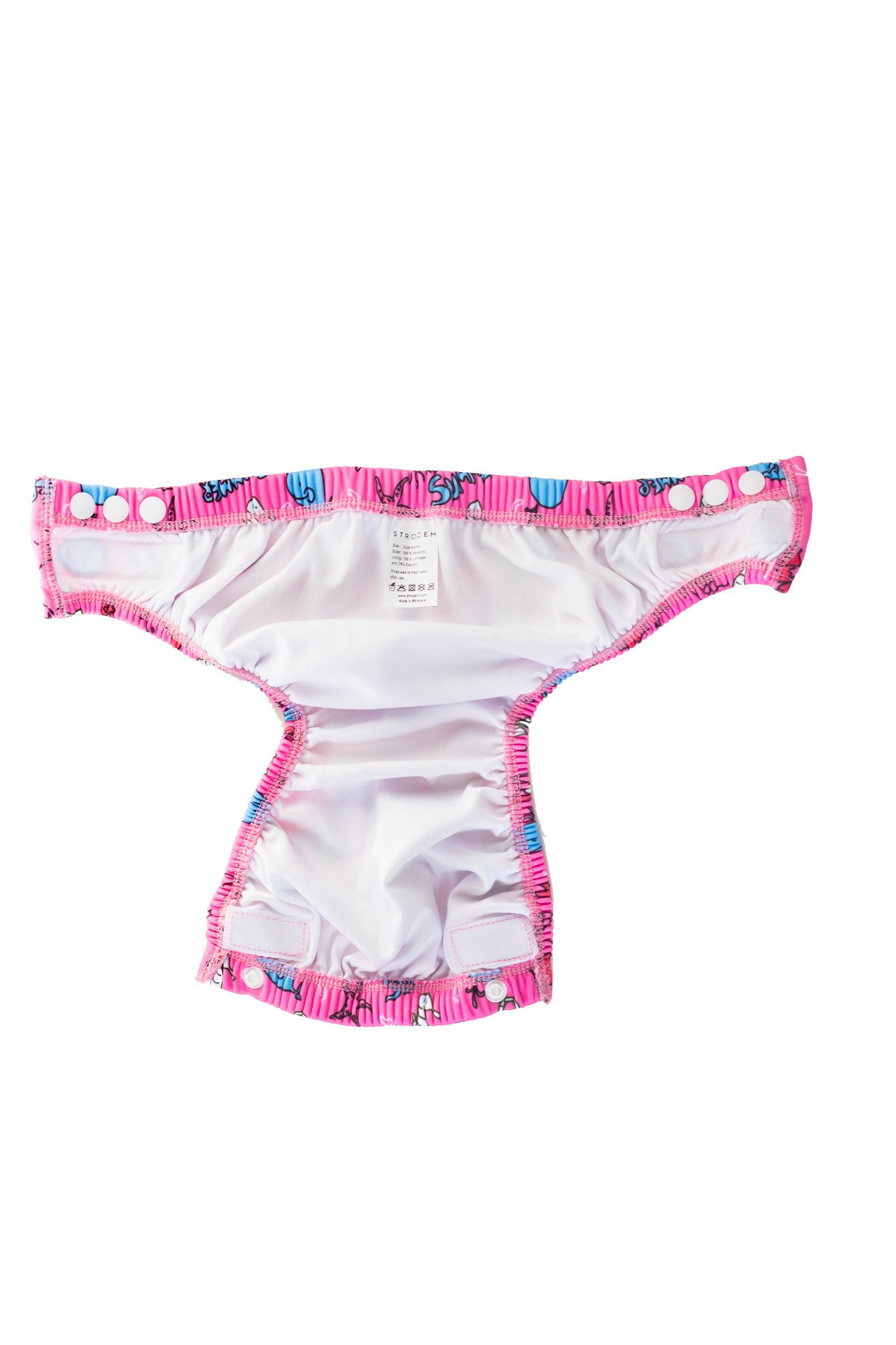 Strooem Nappy Racer Pink Summer Onesize 3-24 månader