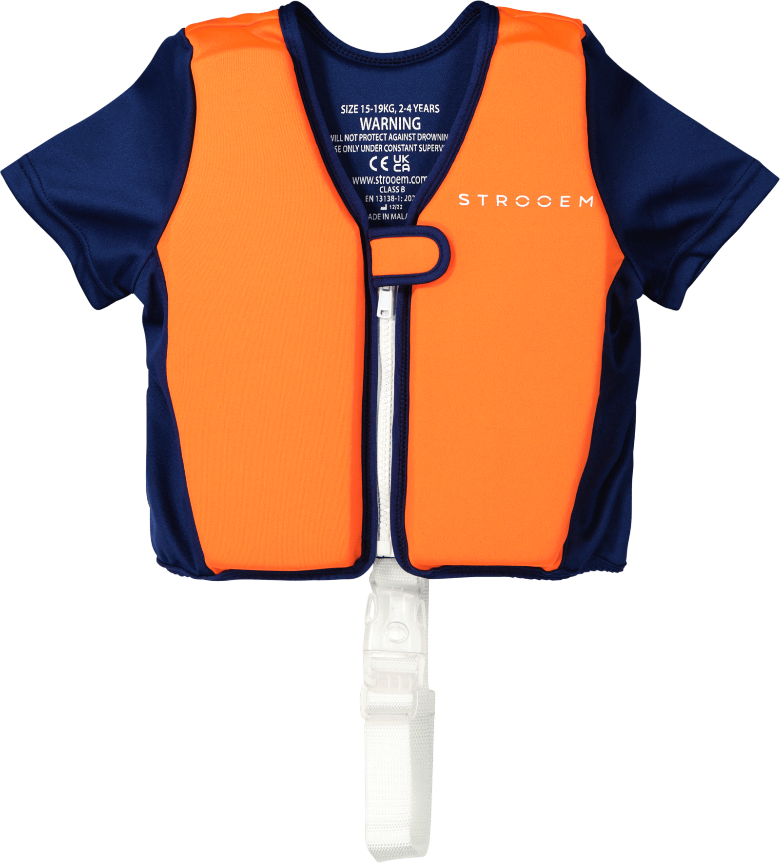 Strooem Original Swim Vest Orange/Navy 2-4 år 15-19 kg
