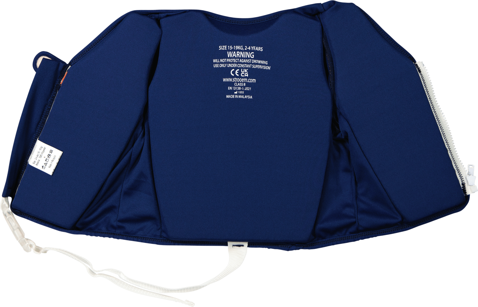 Strooem Original Swim Vest Orange/Navy 2-4 år 15-19 kg