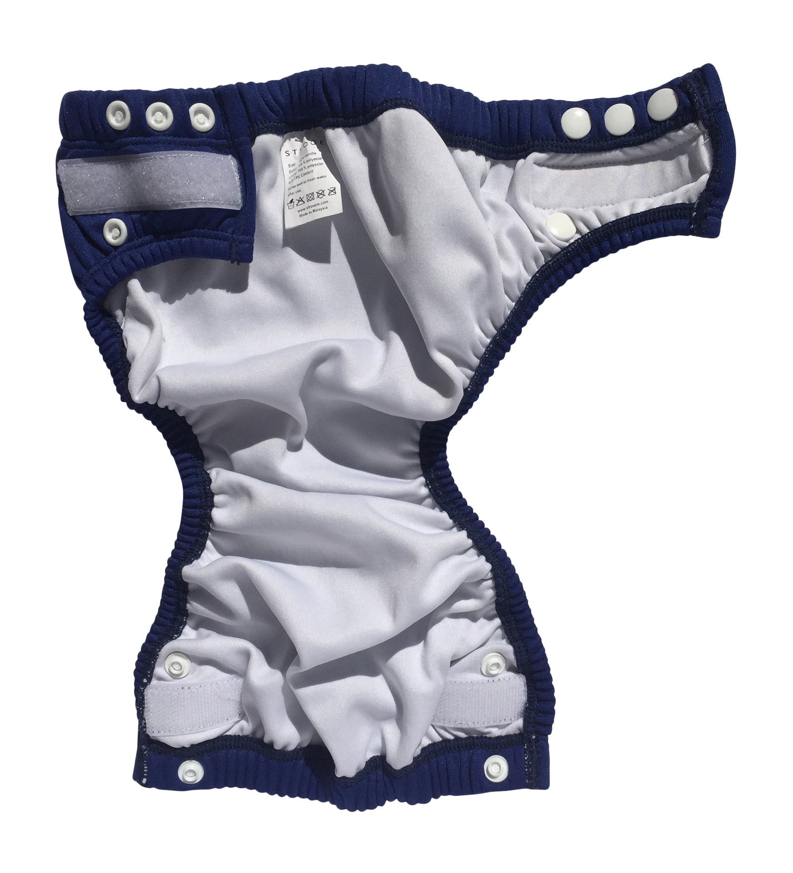 Strooem Nappy Smiley Racer Navy one size 3-24 mån