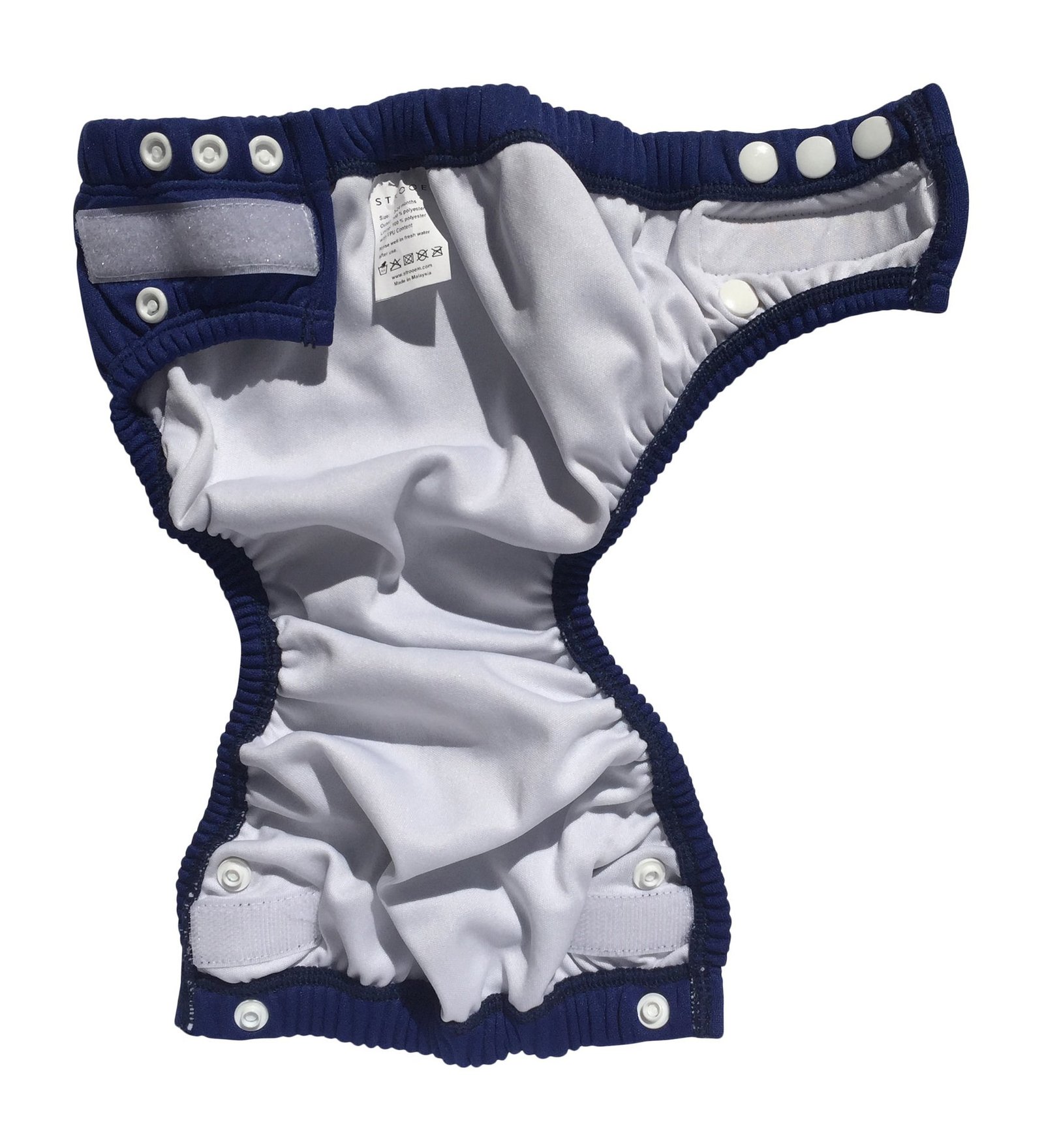 Strooem Nappy Smiley Racer Navy one size 3-24 mån
