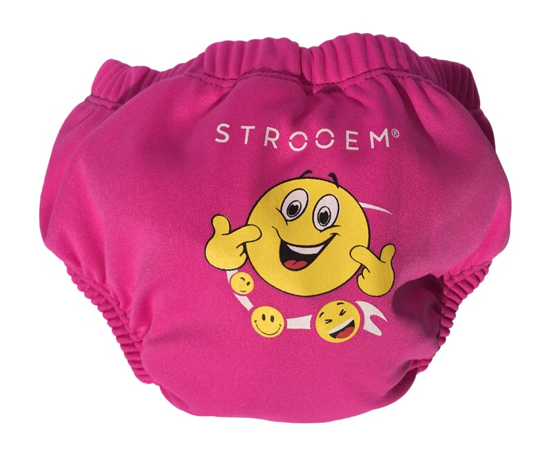 Strooem Nappy Smiley Racer Pink Onesize 3-24 månader