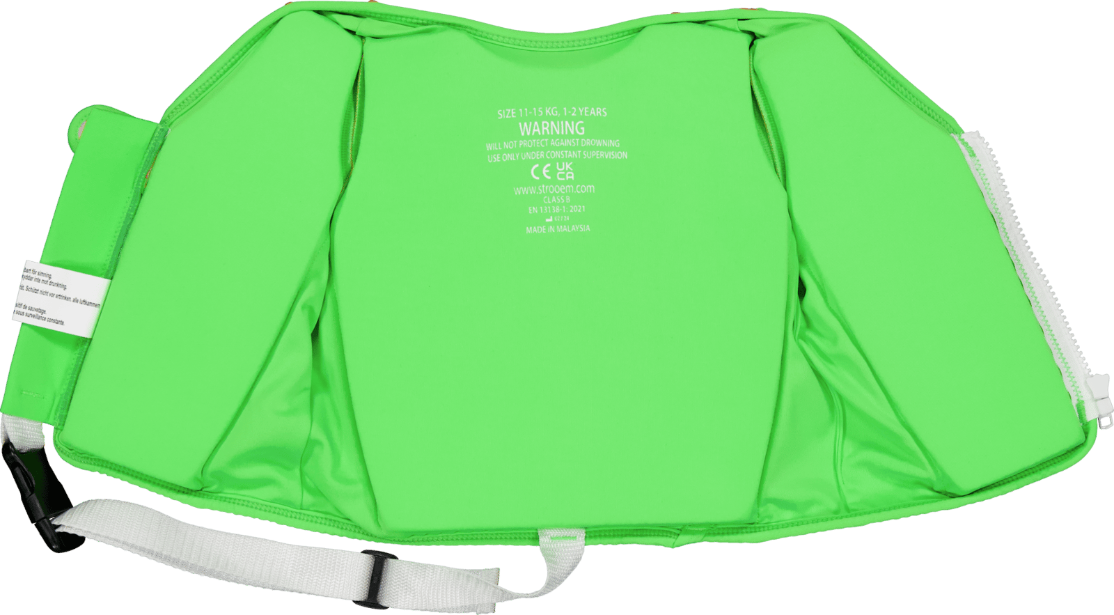 Strooem Original Swim Vest Orange/Lime 1-2 år 11-15 kg
