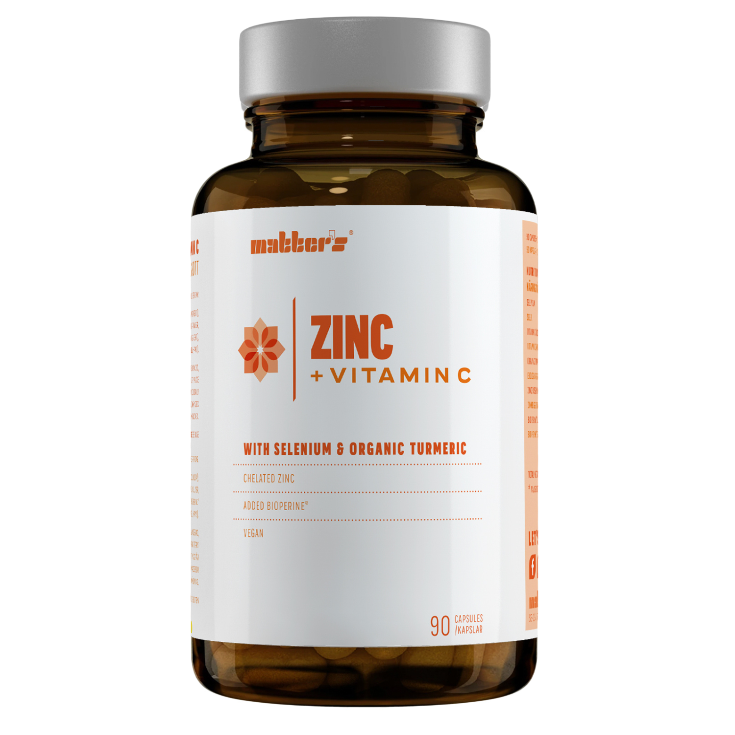 Matters Zink, Vitamin C Selen & Gurkmeja 90 Kapslar