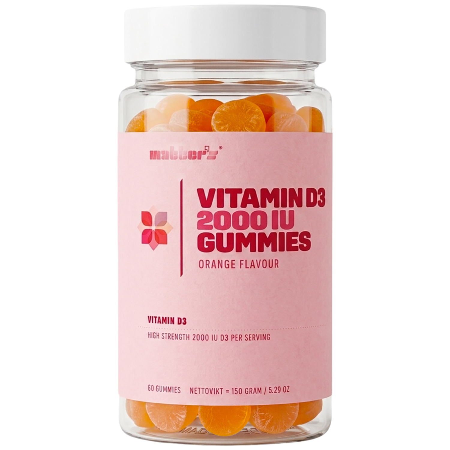 Matters Vitamin D3 2000 IU Gummies Apelsinsmak 60 st