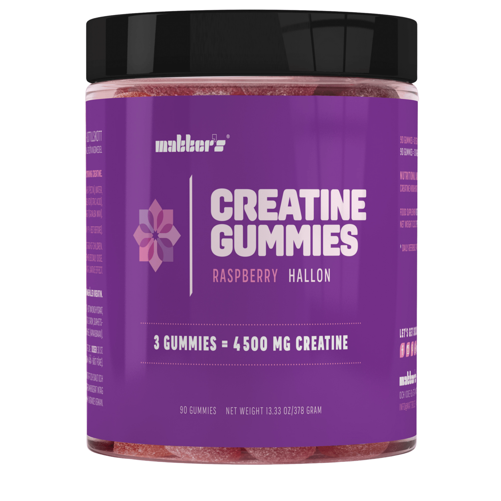 Matters Creatine 90 Gummies Hallon