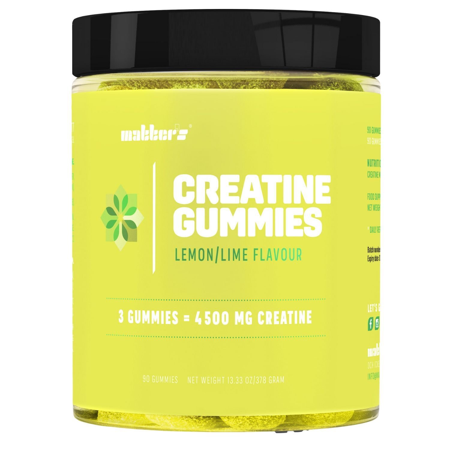 Matters Creatine 90 Gummies Lemon Lime 90 st