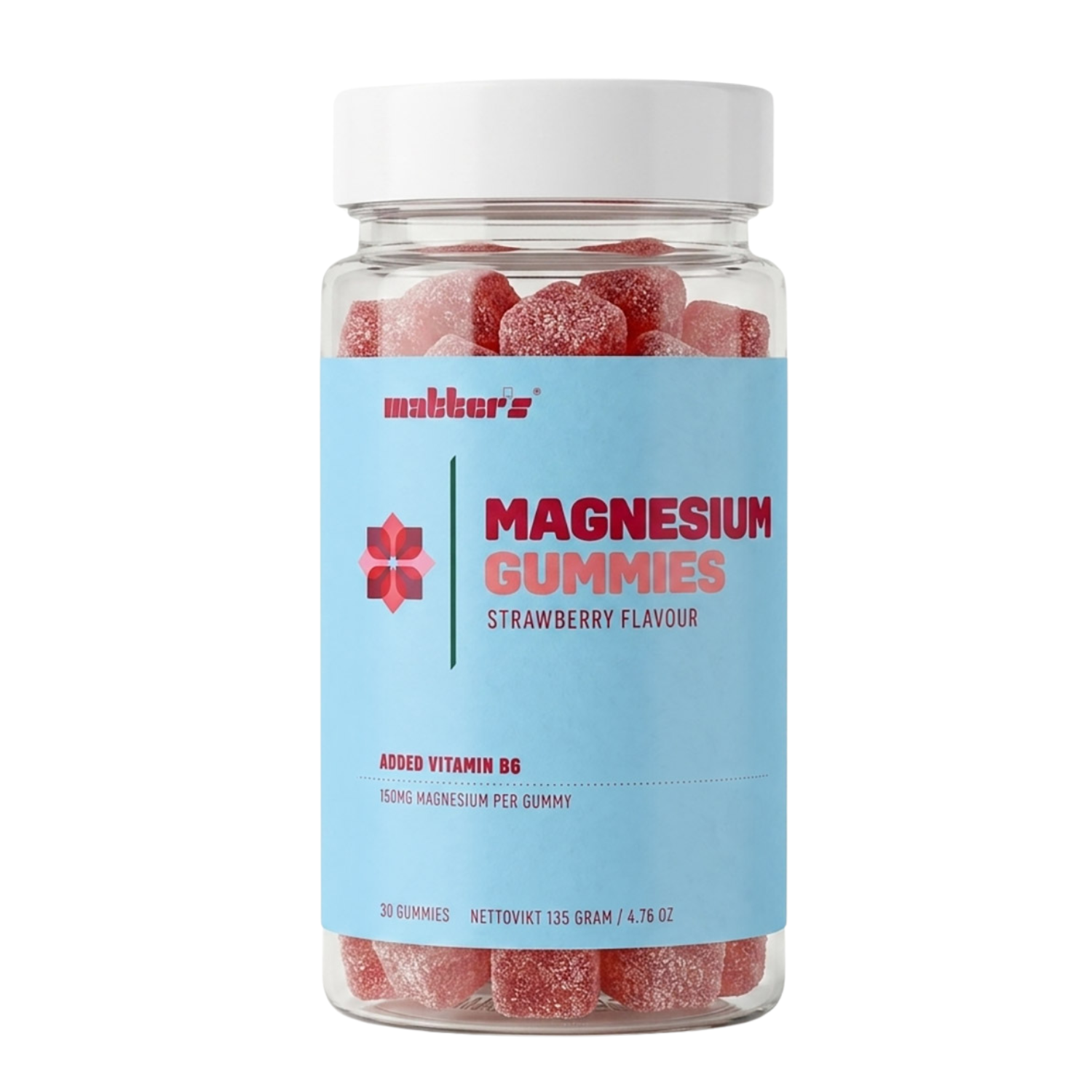 Matters Magnesium 150mg Jordgubb 30 Gummies
