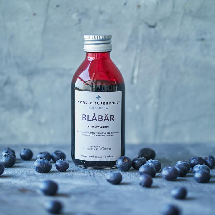 Nordic Superfood by Myrberg Blåbär Raw Juice Koncentrat 195 ml