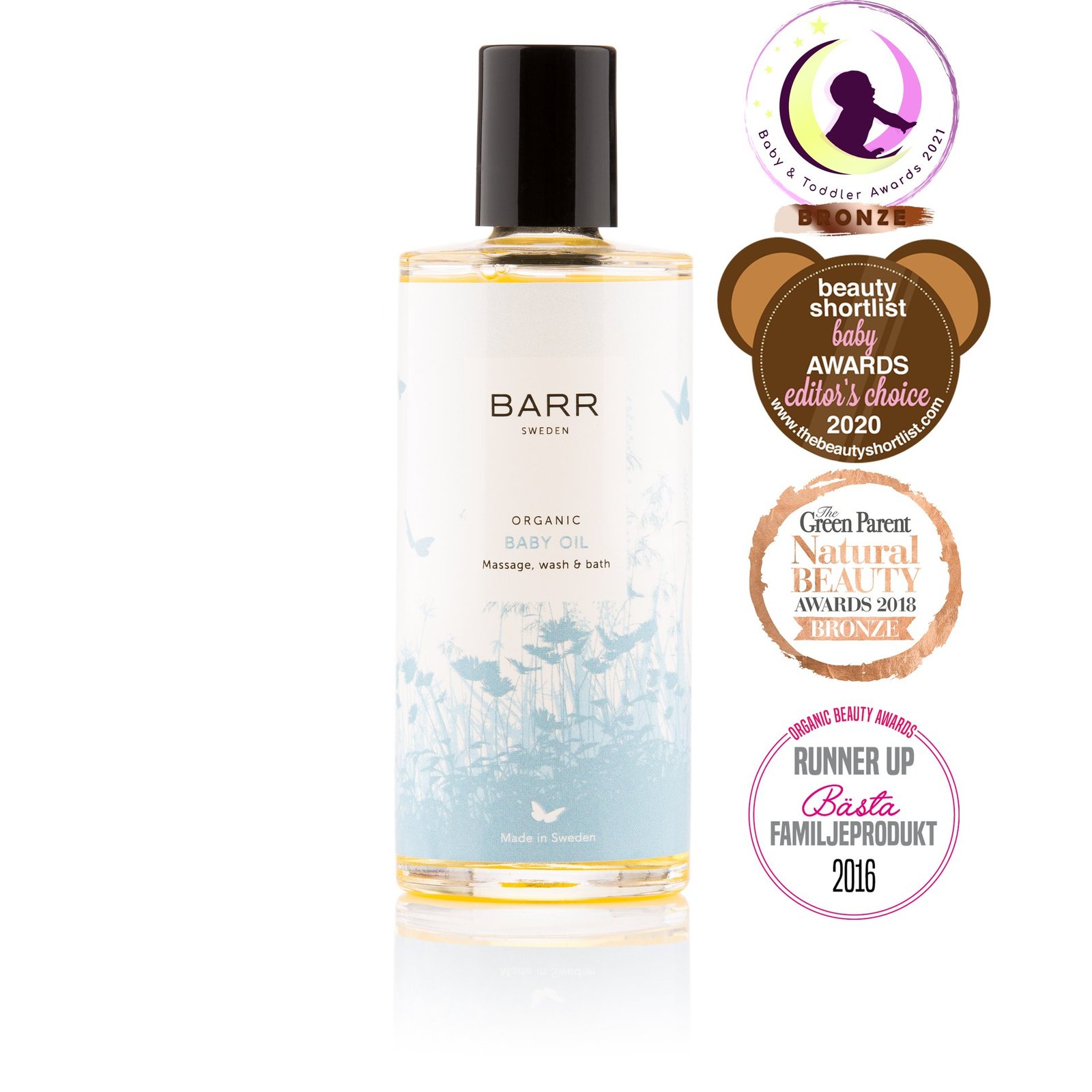 BARR Sweden Organic Baby Oil 100 ml