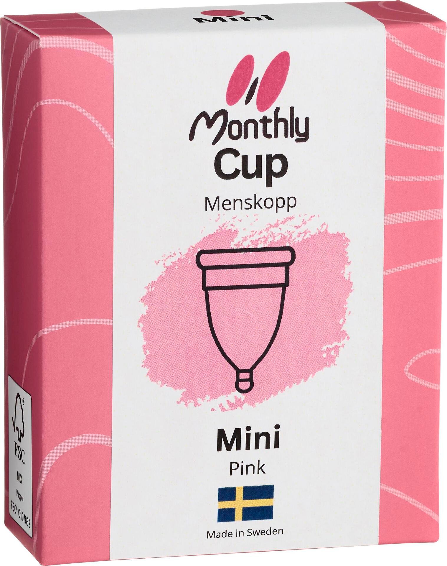 MonthlyCup Menskopp Pink Mini
