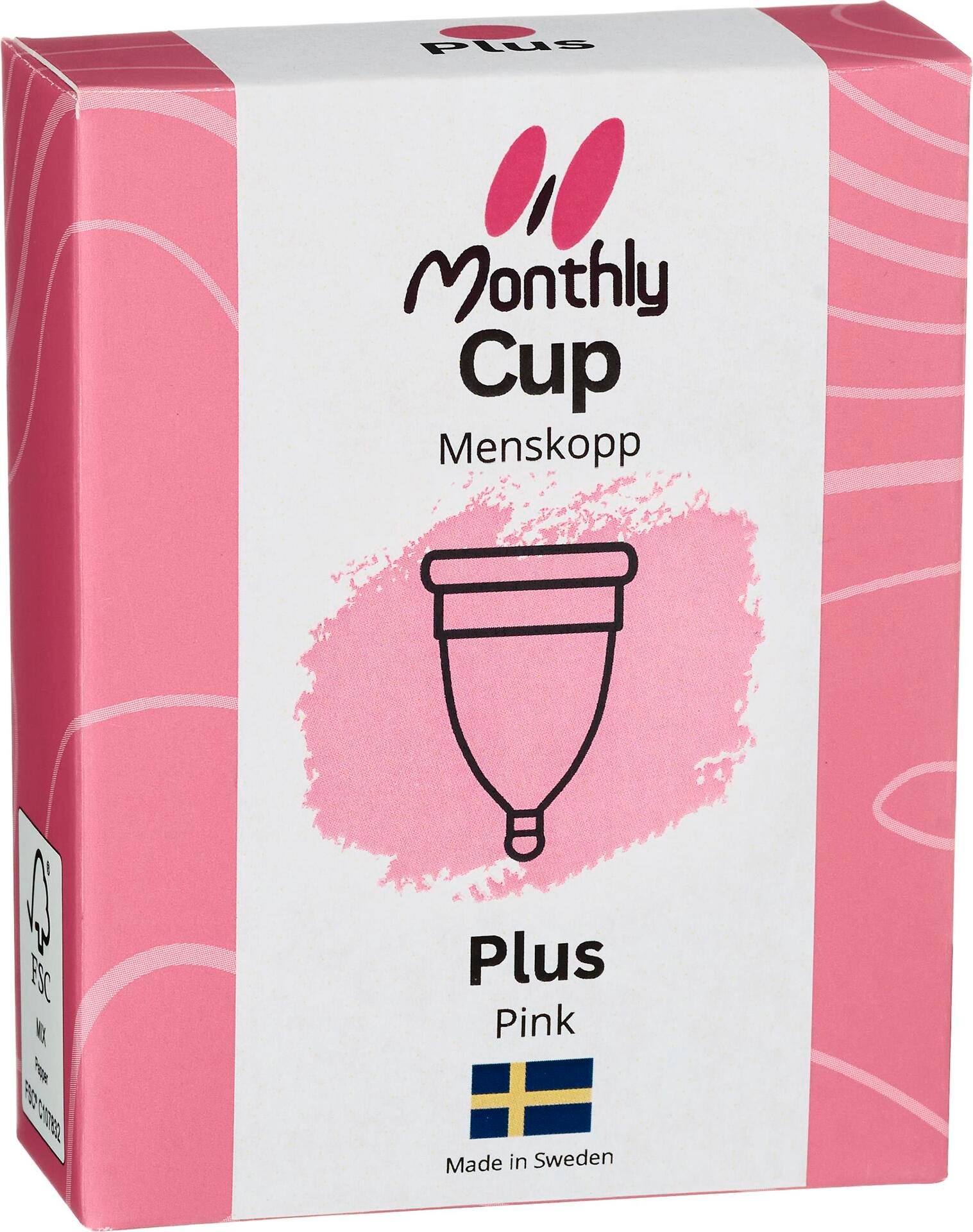 MonthlyCup Menskopp Pink Plus
