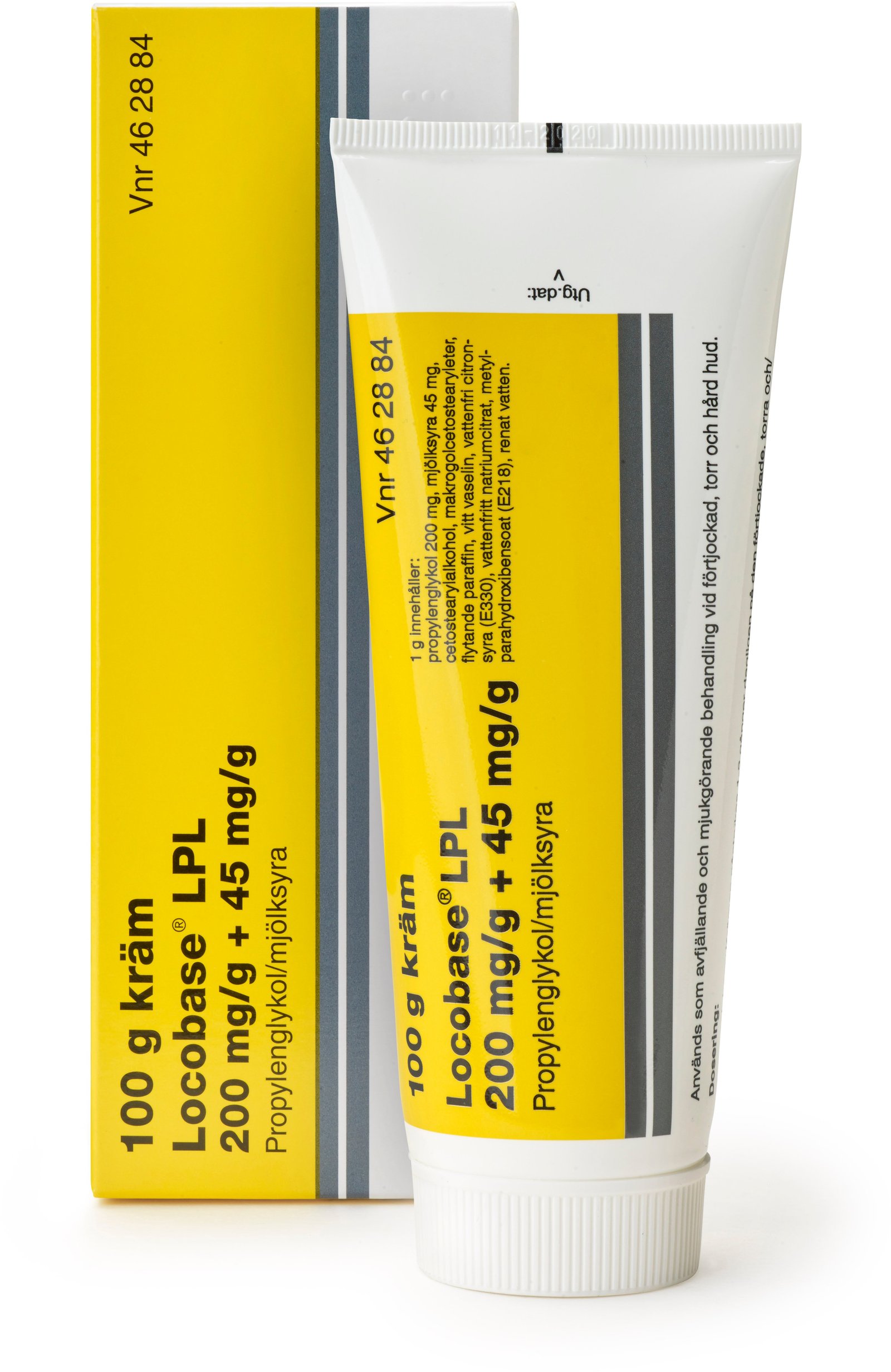 Locobase LPL 200 mg/g + 45 mg/g Kräm 100 g