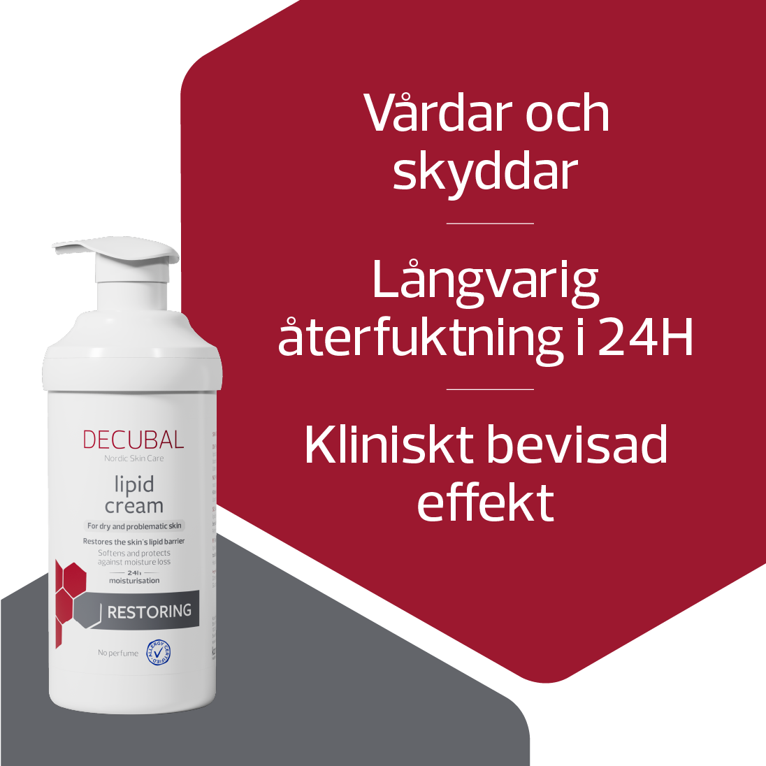 Decubal Restoring Lipid Cream Pump 500 ml