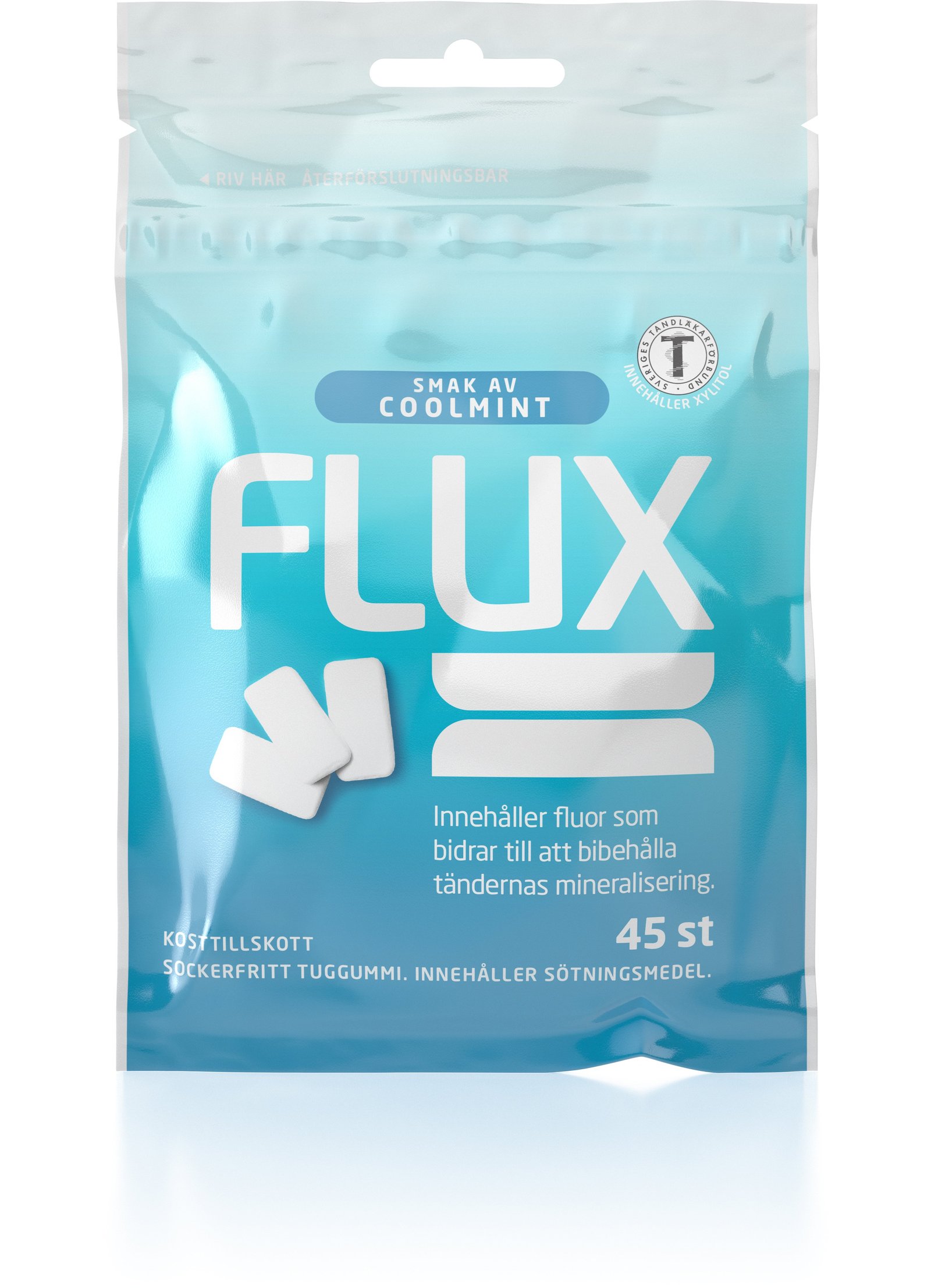 FLUX Tuggummi Coolmint 45 st