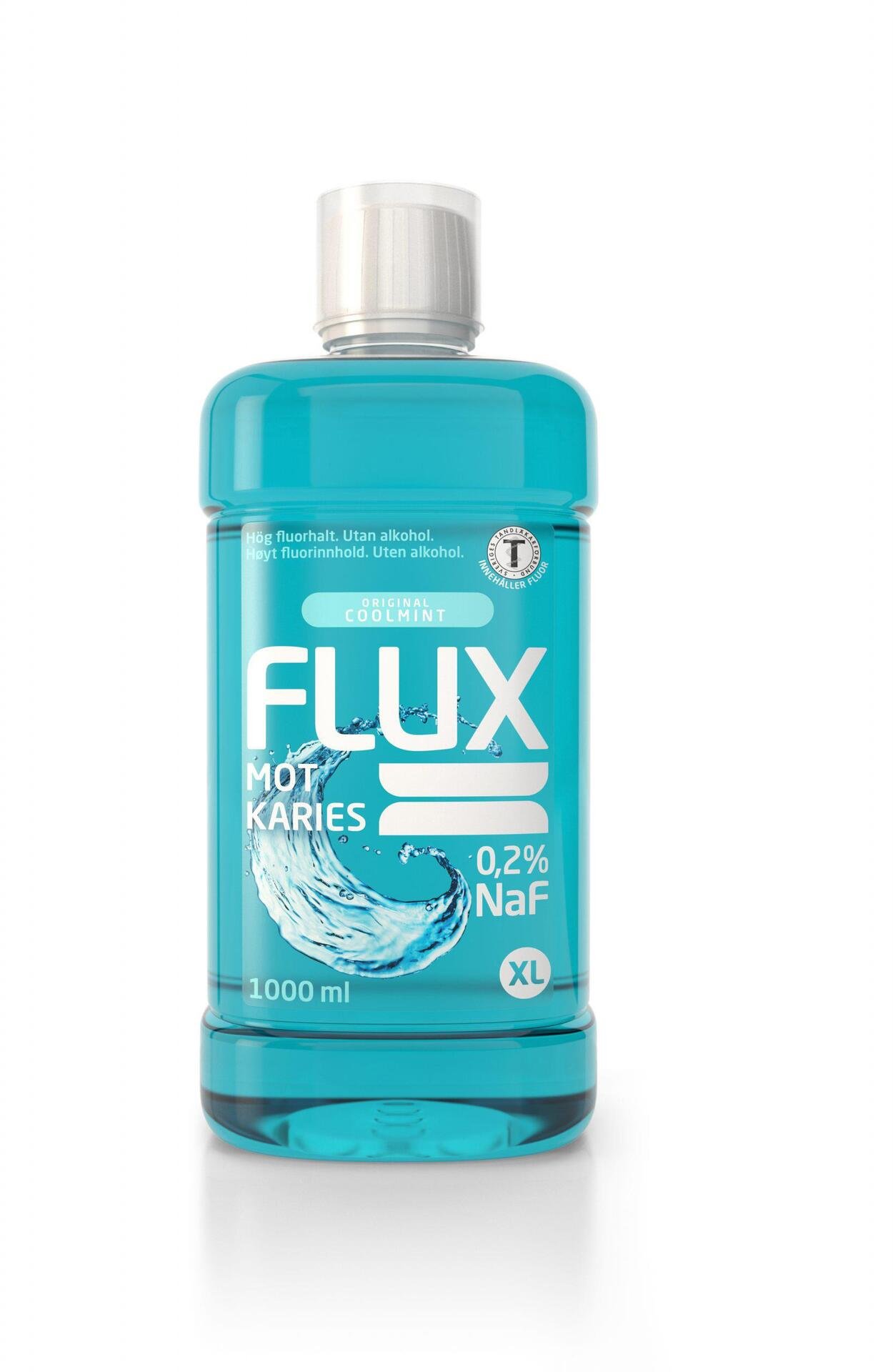 Flux Soft Mint Munskölj 1000 ml