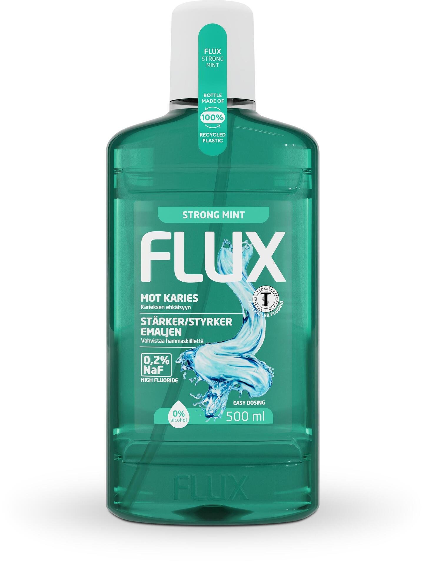 Flux Strong Mint Munskölj 500 ml