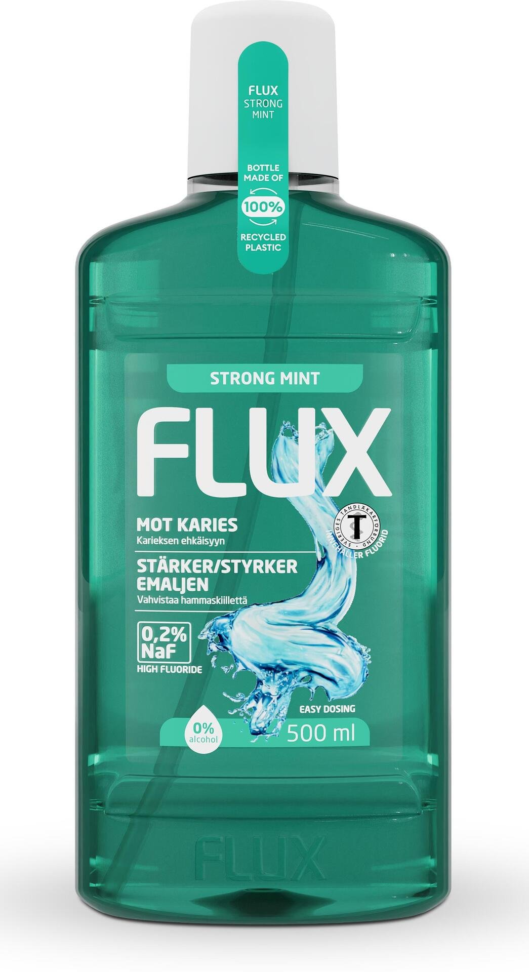 Flux Strong Mint Munskölj 500 ml