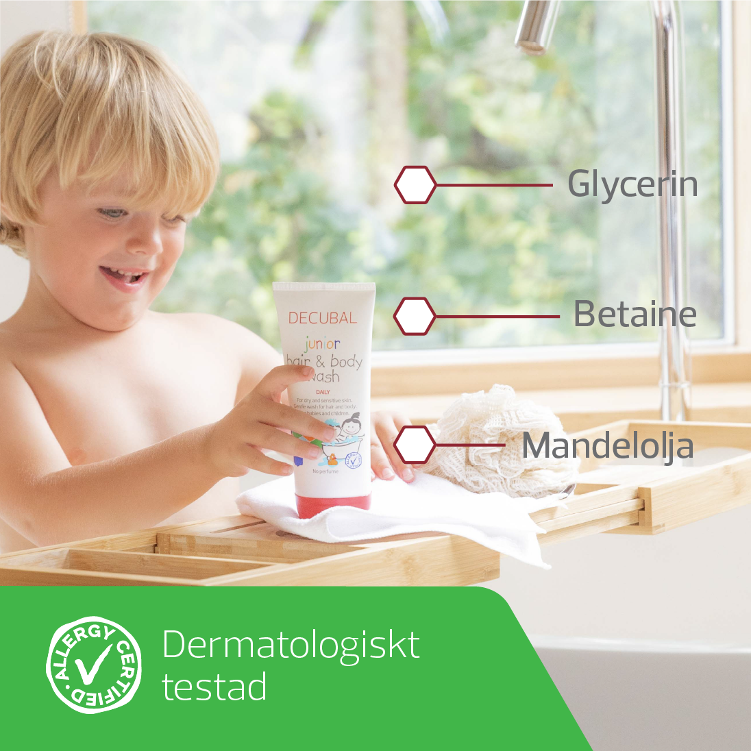 Decubal Junior Hair & Body Wash 200 ml