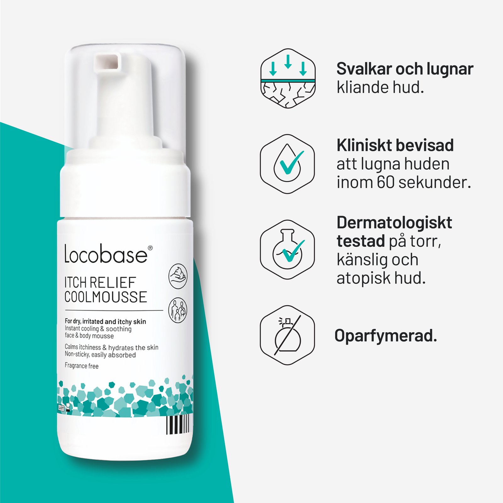 Locobase Itch Relief Coolmousse 100 ml