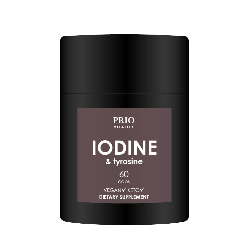 Prio Vitality Scandinavia Jod & Tyrosin 60 kapslar