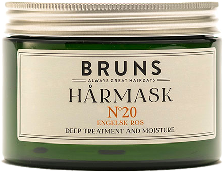 BRUNS Hårmask Nº20 Engelsk ros 350 ml