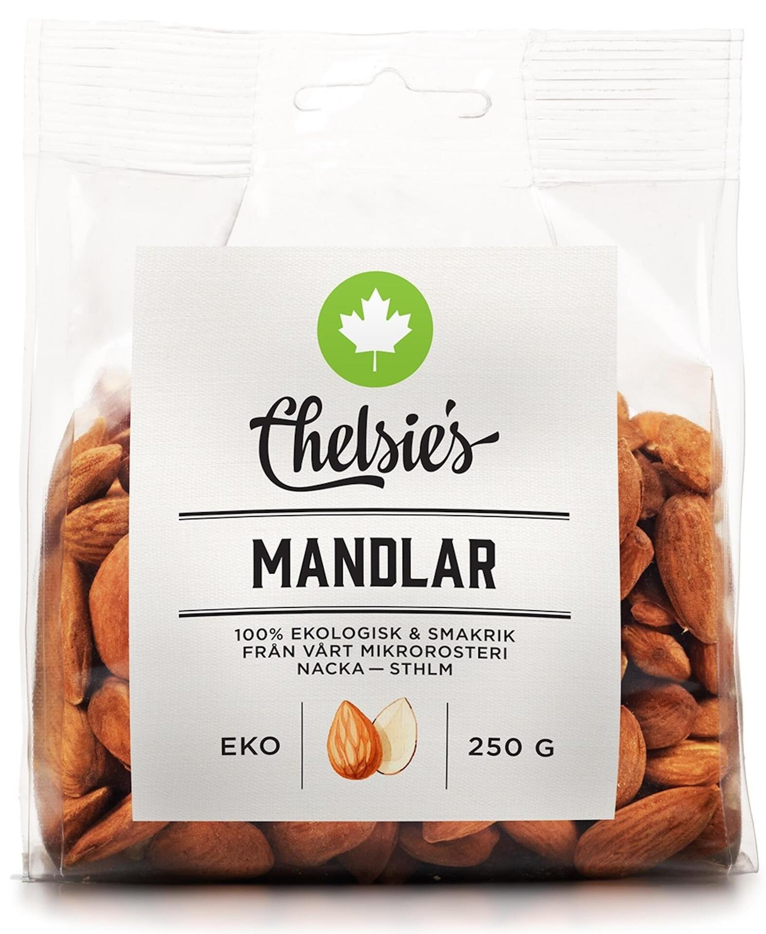 Chelsie's Mandlar 250 g