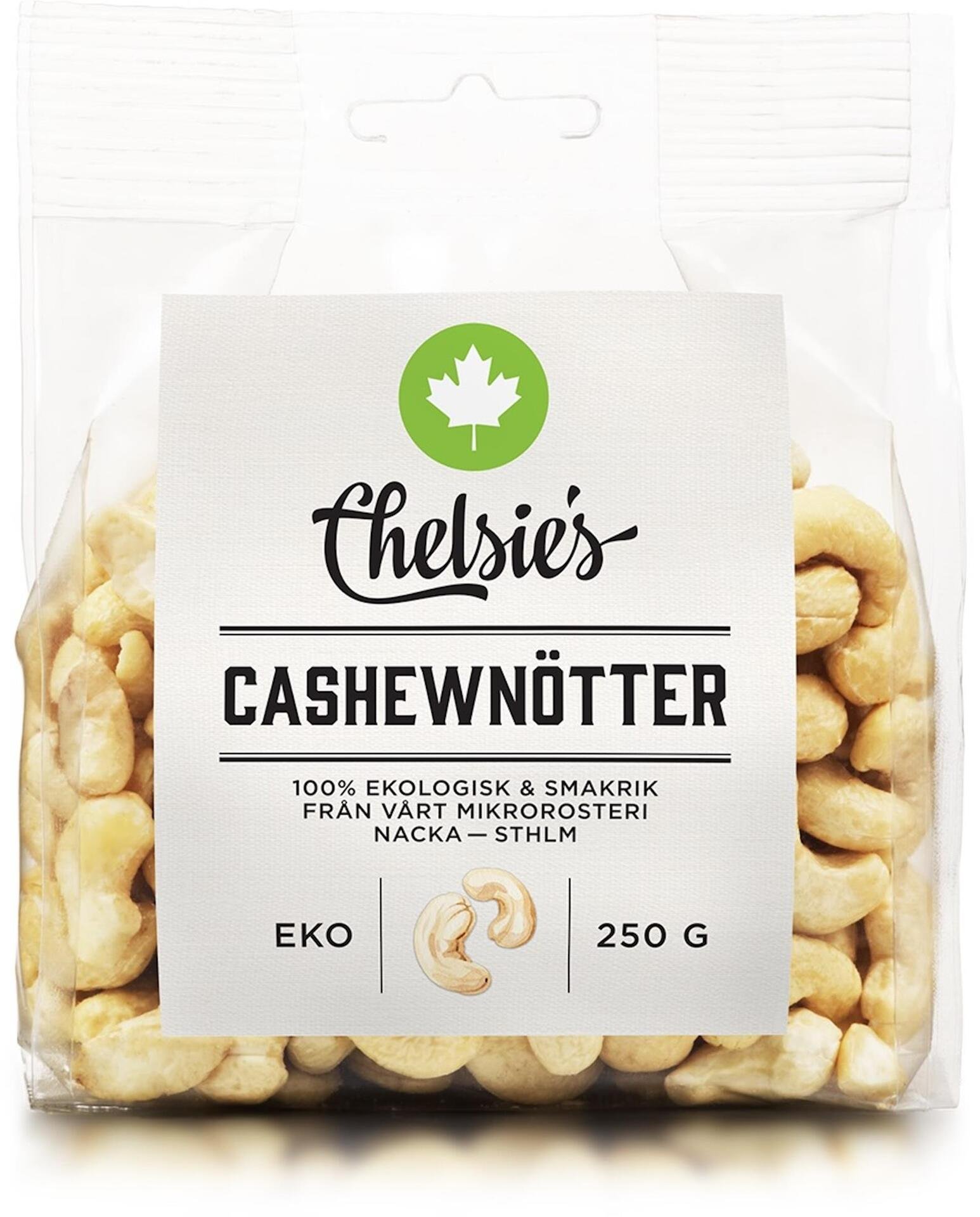Chelsie's Cashewnötter 250 g