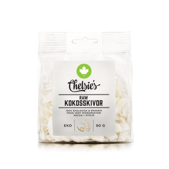 Chelsie's Raw Kokosskivor 90 g