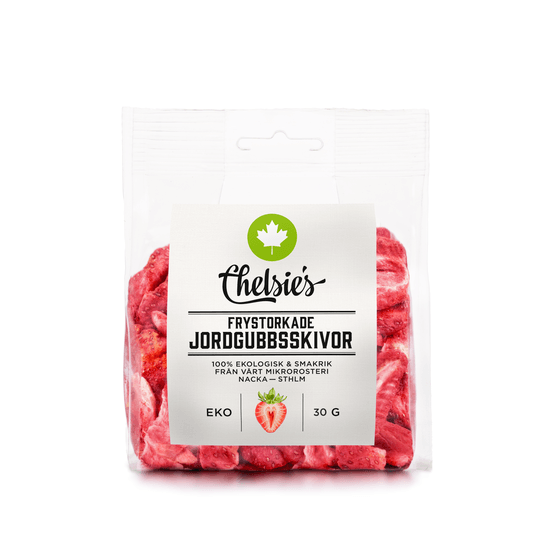 Chelsie's Frystorkade Jordgubbsskivor 30 g