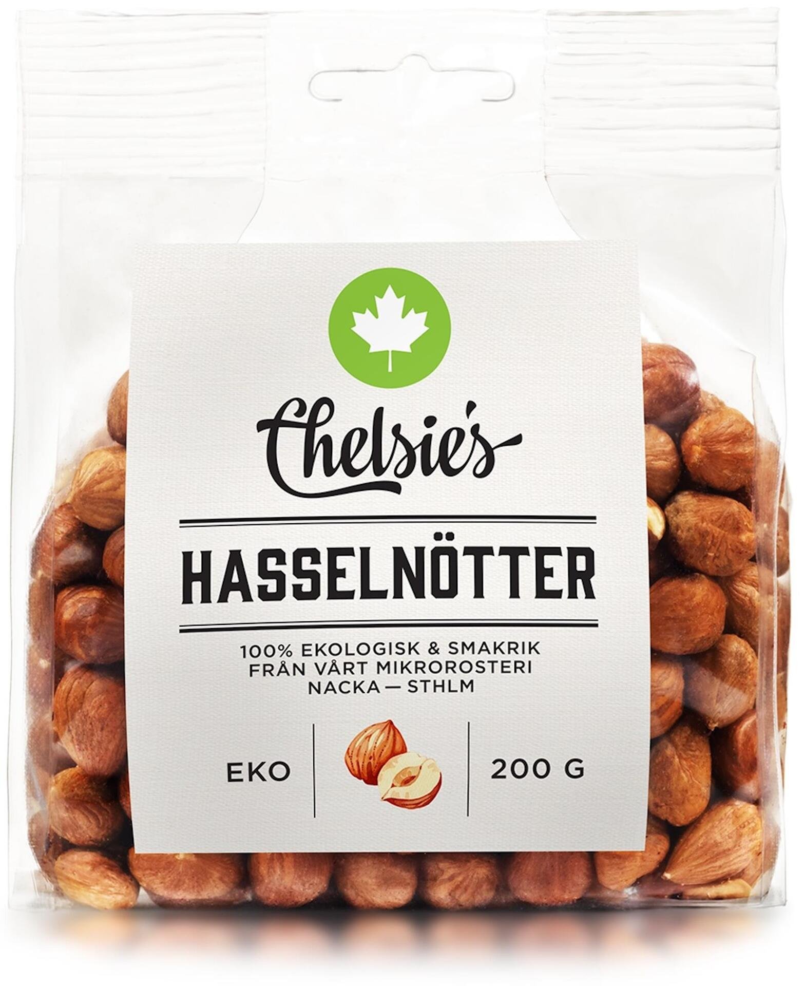 Chelsie's Hasselnötter 200 g