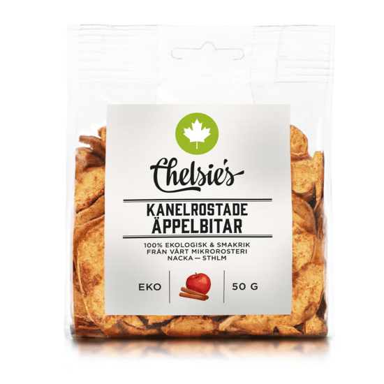 Chelsie's Kanelrostade Äppelbitar 50 g