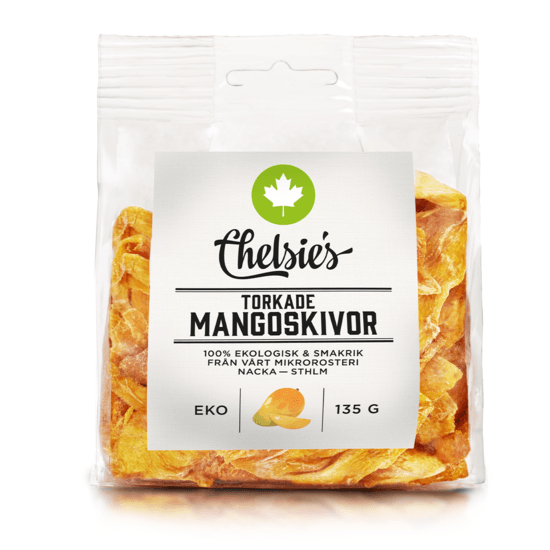 Chelsie's Torkade Mangoskivor 135 g