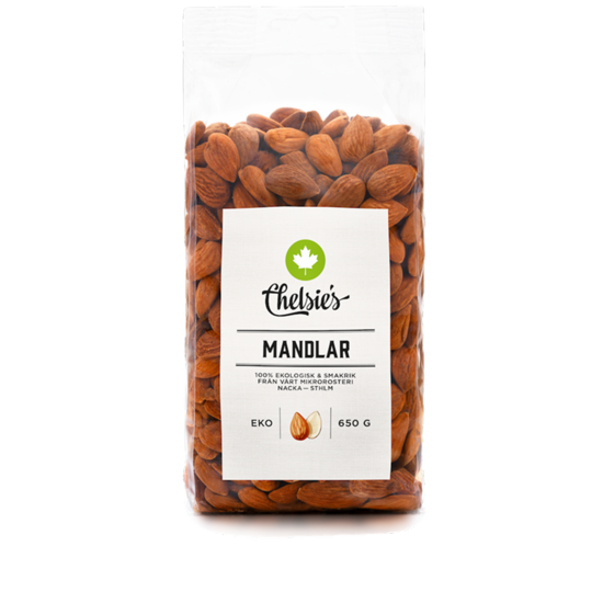 Chelsie's Mandlar 650 g