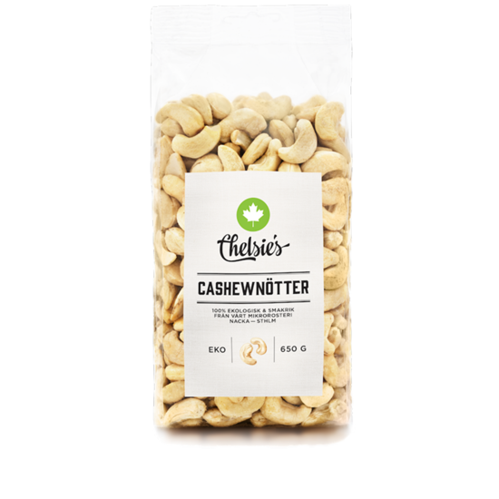 Chelsie's Cashewnötter 650 g