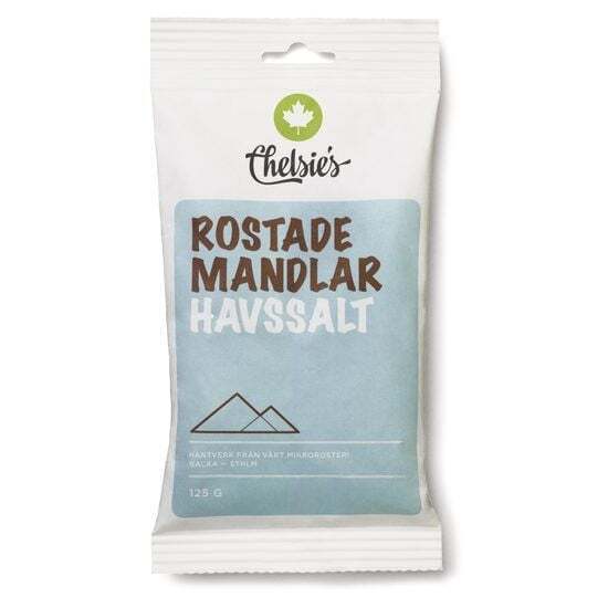 Chelsie's Rostade Mandlar Havssalt 125 g