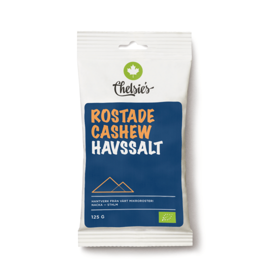 Chelsie's Rostade Cashew Havssalt 125 g