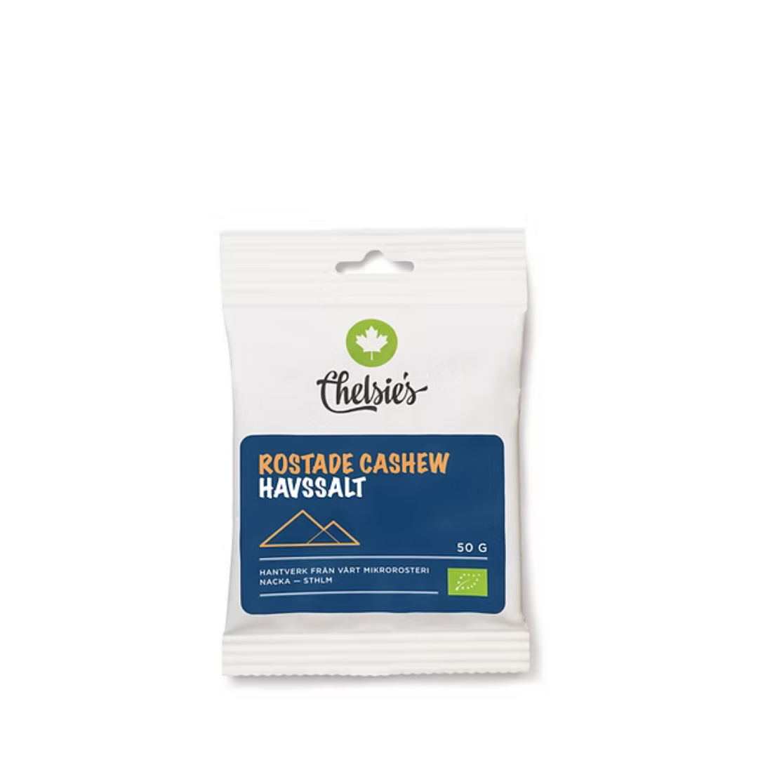 Chelsie's Rostade Cashew Havssalt 50 g