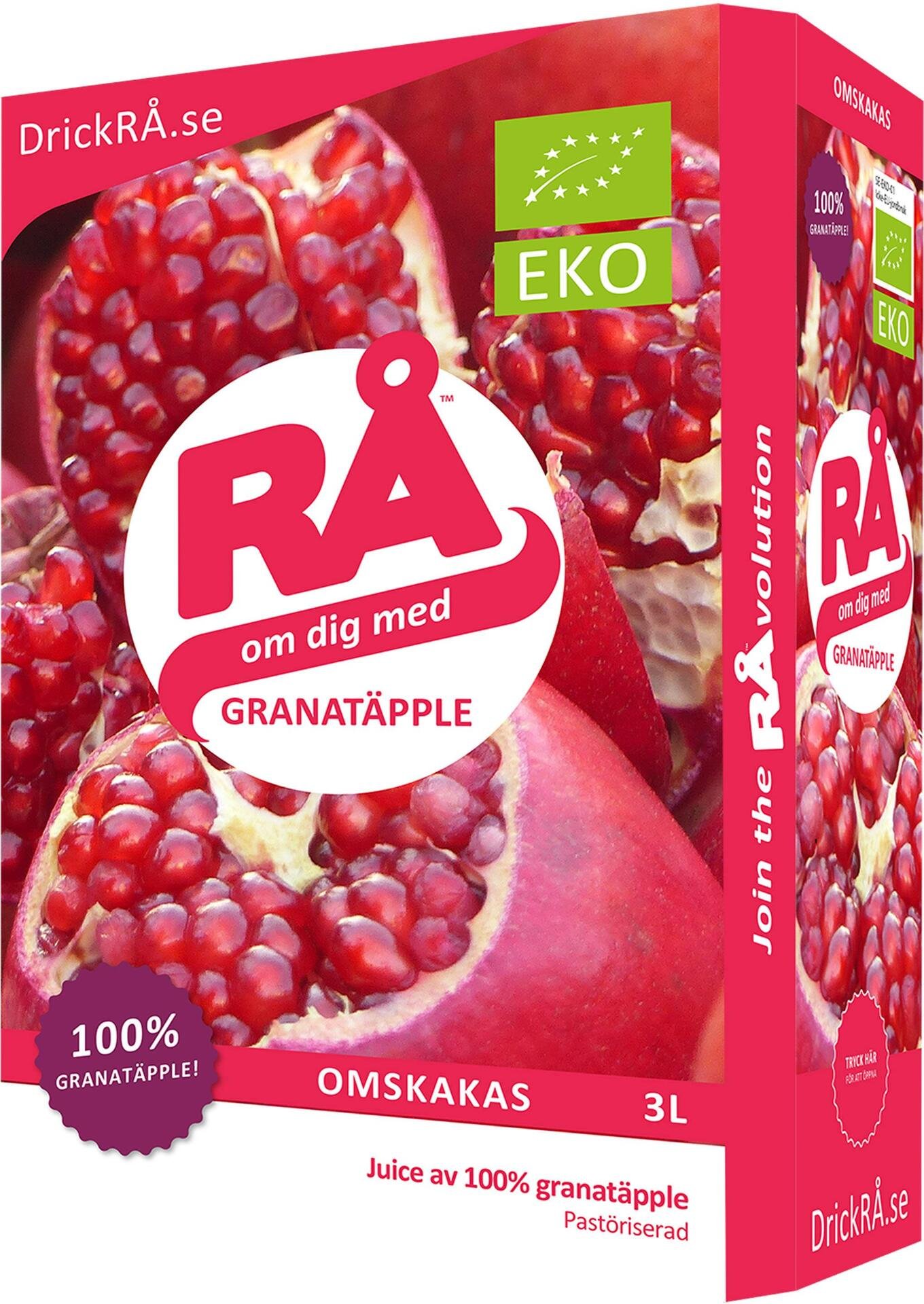 RÅ Granatäpple EKO 300 cl