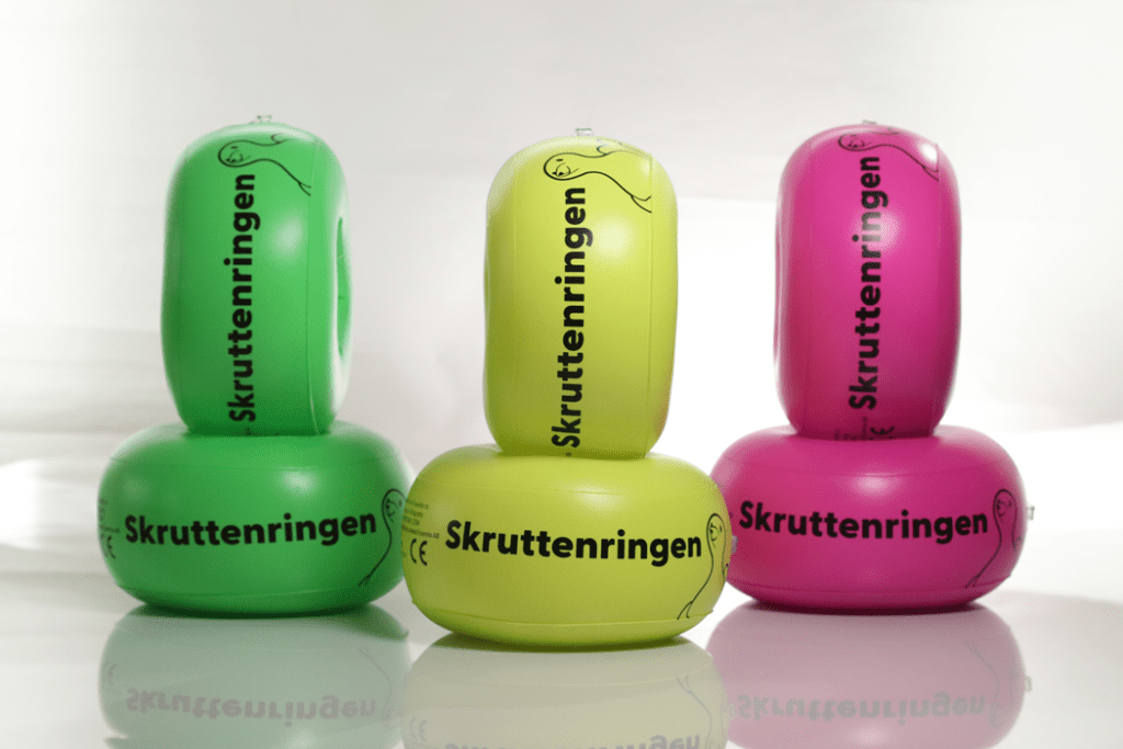 Skruttenringen Armpuffar Grön 1 par