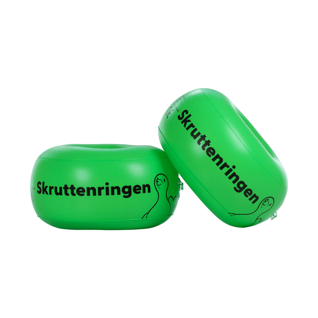 Skruttenringen Armpuffar Grön 1 par