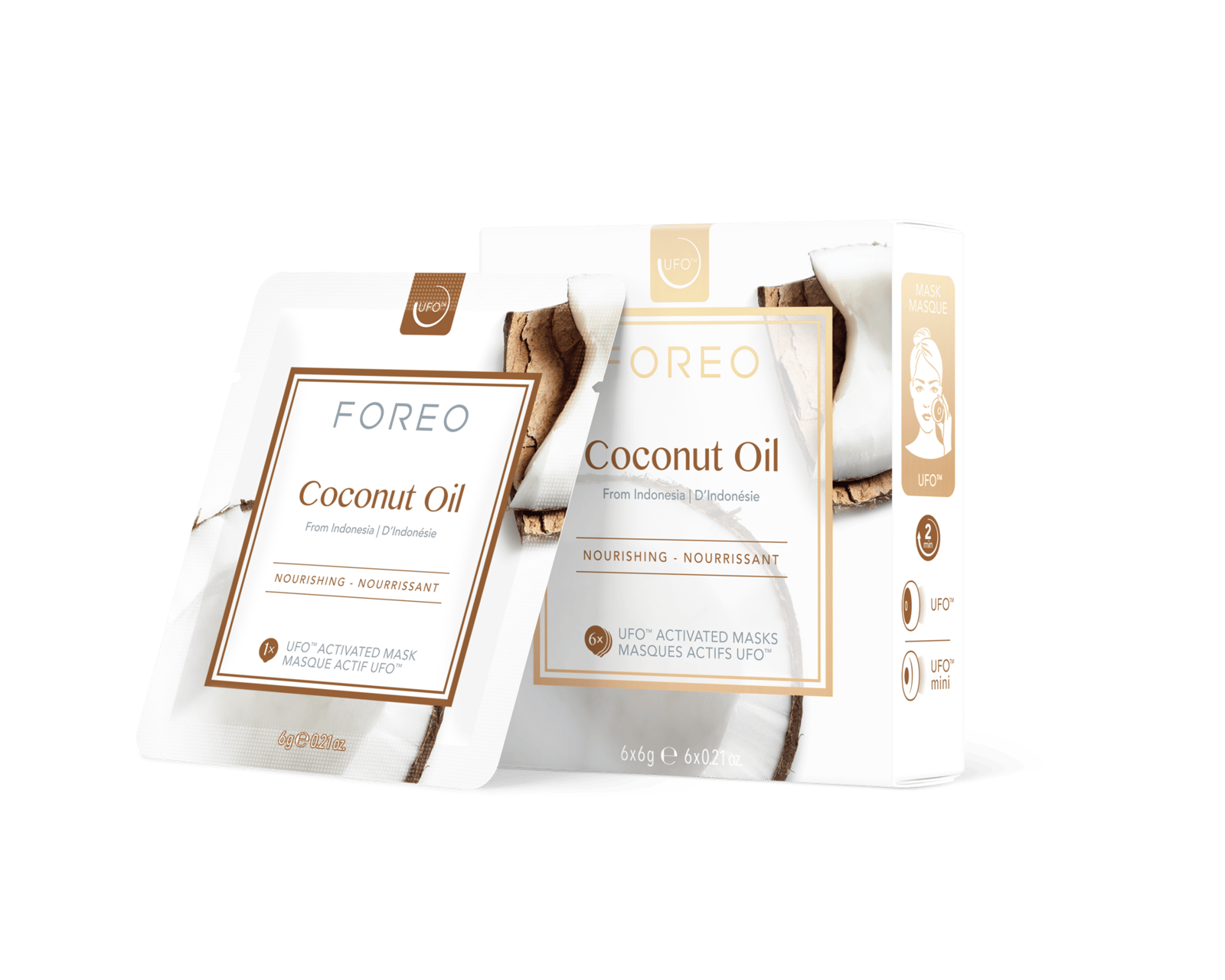FOREO Coconut Oil UFO™-mask 6st