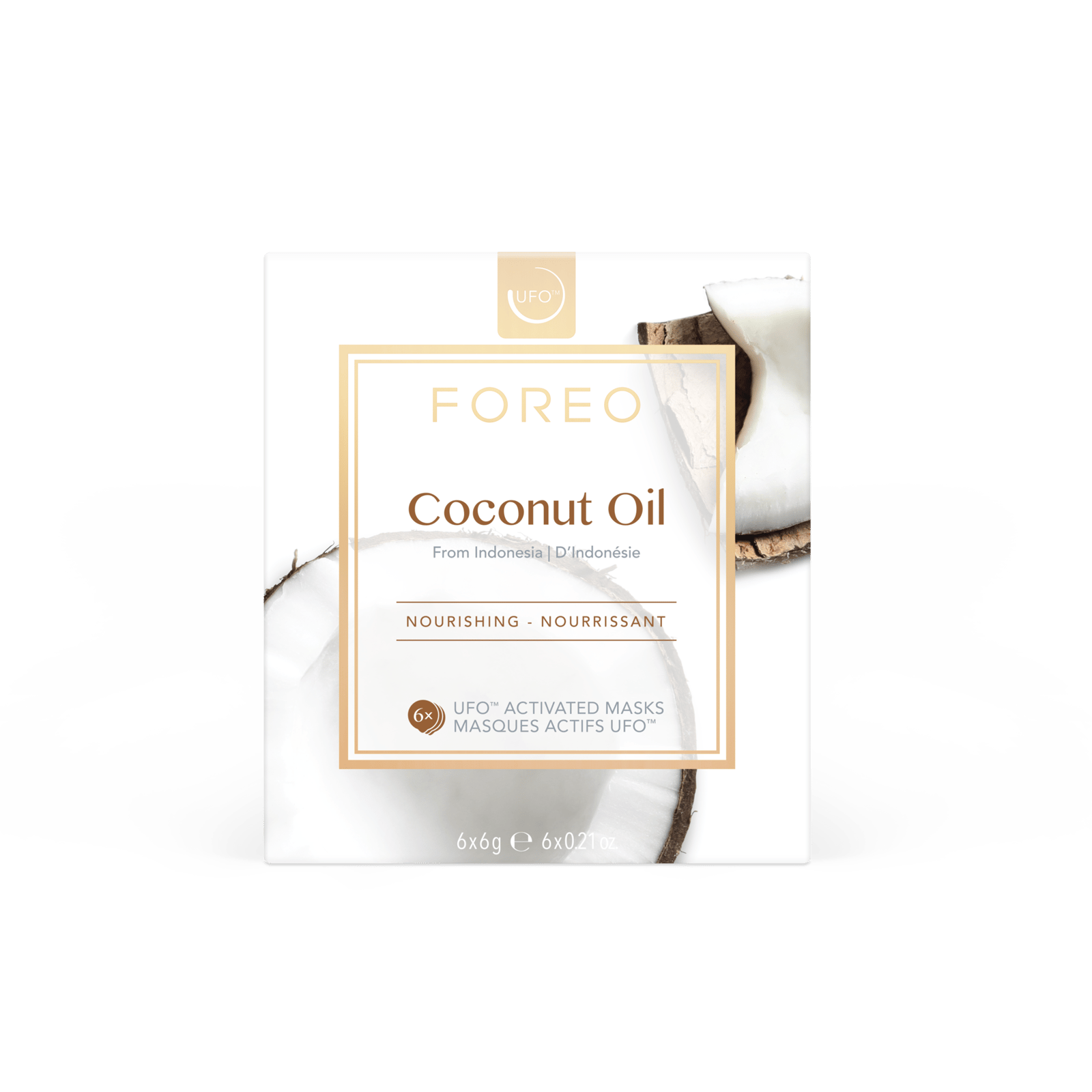 FOREO Coconut Oil UFO™-mask 6st