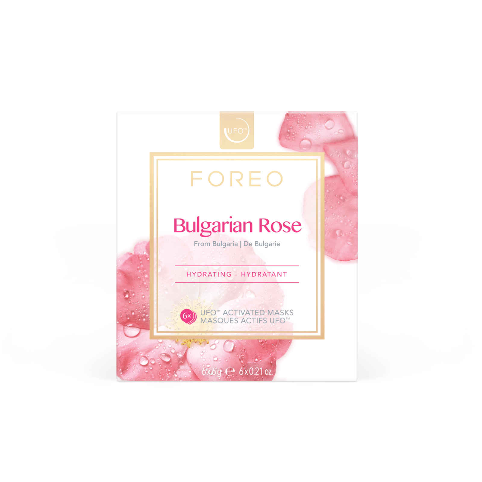 FOREO Bulgarian Rose UFO™-mask 6st