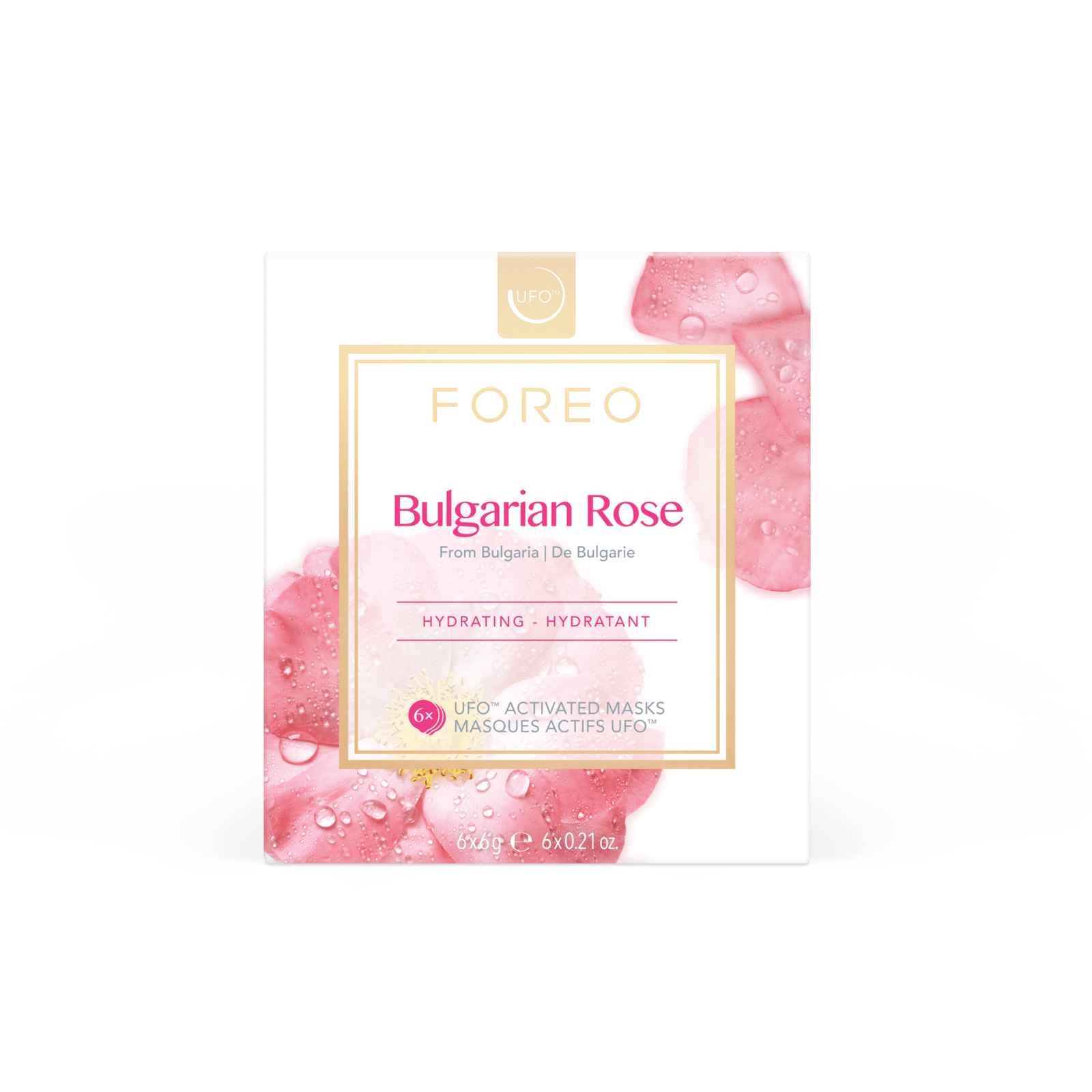 FOREO Bulgarian Rose UFO™-mask 6st