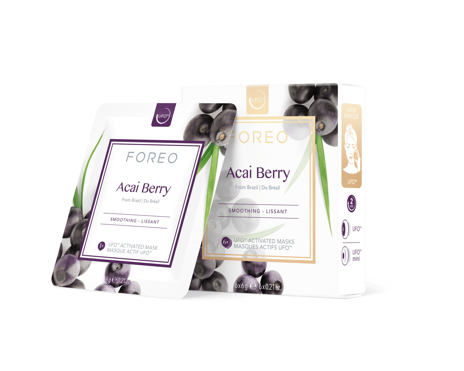 FOREO Acai Berry UFO™-mask 6st